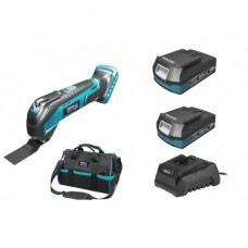 Dedra Set Masina multifunctionala SAS+ALL cu 2 acumulatori Li-Ion 18V 2.0Ah incarcator 60W si geanta